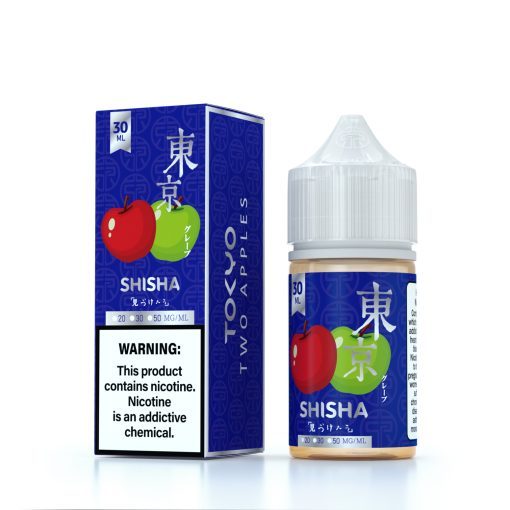 سالت نیکوتین توکیو قلیانی دو سیب | TOKYO SILVER SHISHA TWO APPLES SALT JUICE
